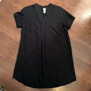 H&M Black Mini Shirt Dress